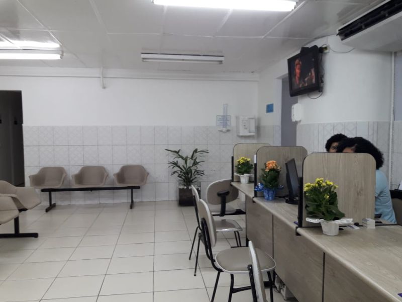 Recepção do Centro Médico Três Elementos