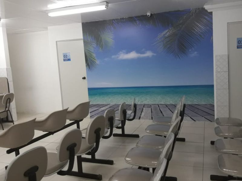 Ambiente limpo e acolhedor