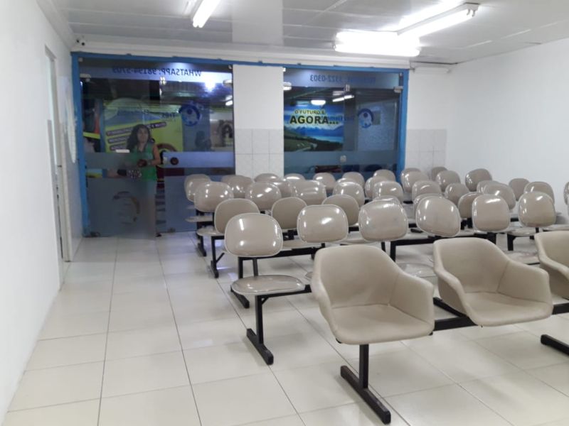 Espaço amplo e climatizado